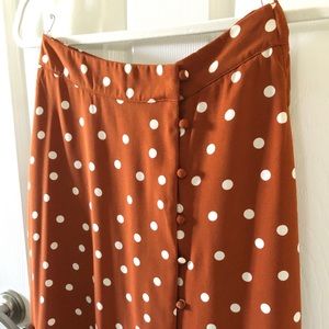 Beautiful, polka dot, maxi skirt